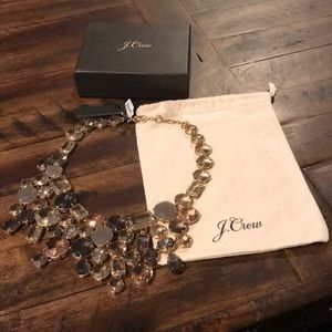 Jcrew Crystal Waterfall Necklace